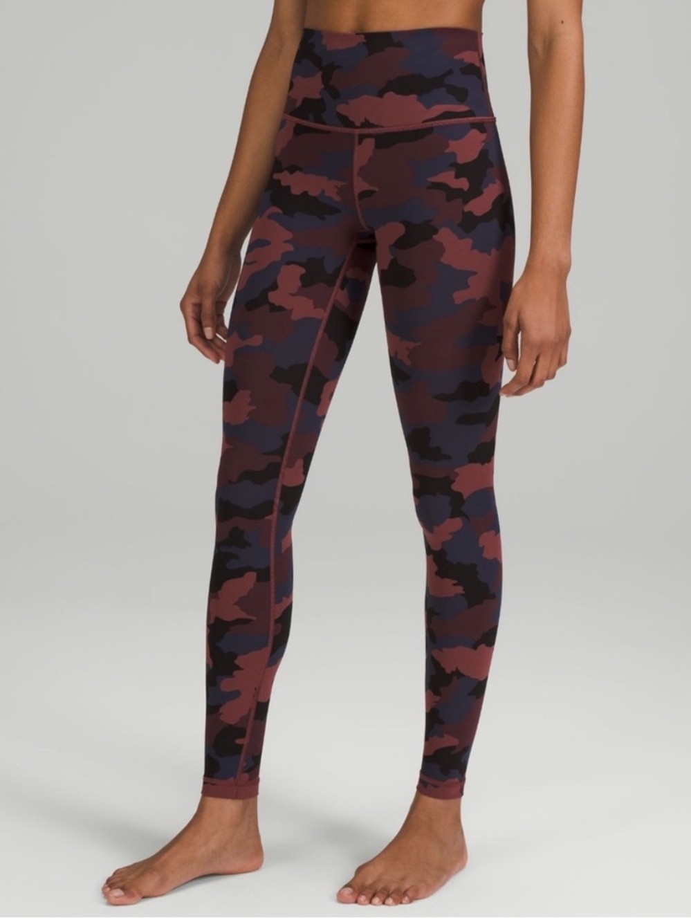 NWT Lululemon Wunder Train High Rise 28” Leggings Camo Size 2 Everlux